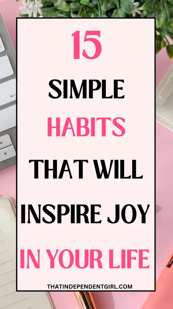 Healthy habits to live a happier life