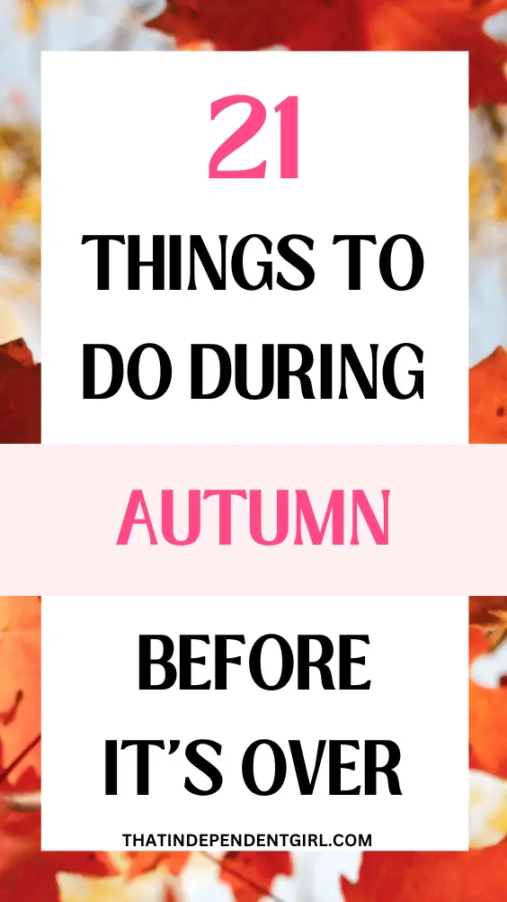 fall self-care ideas