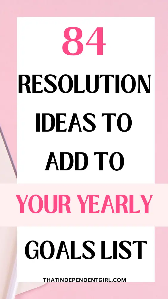 new year resolution ideas