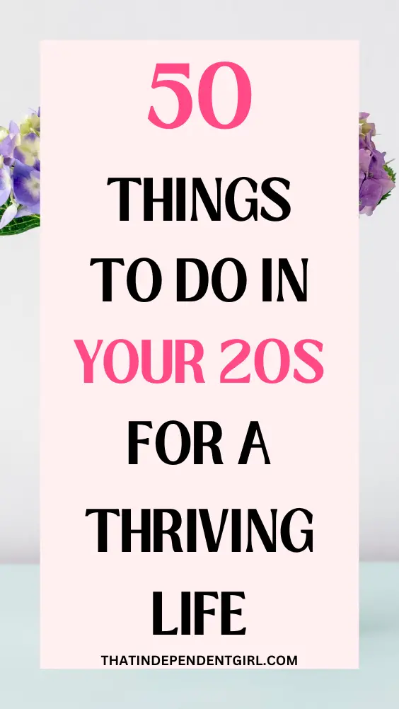 Good habits to start in your 20s