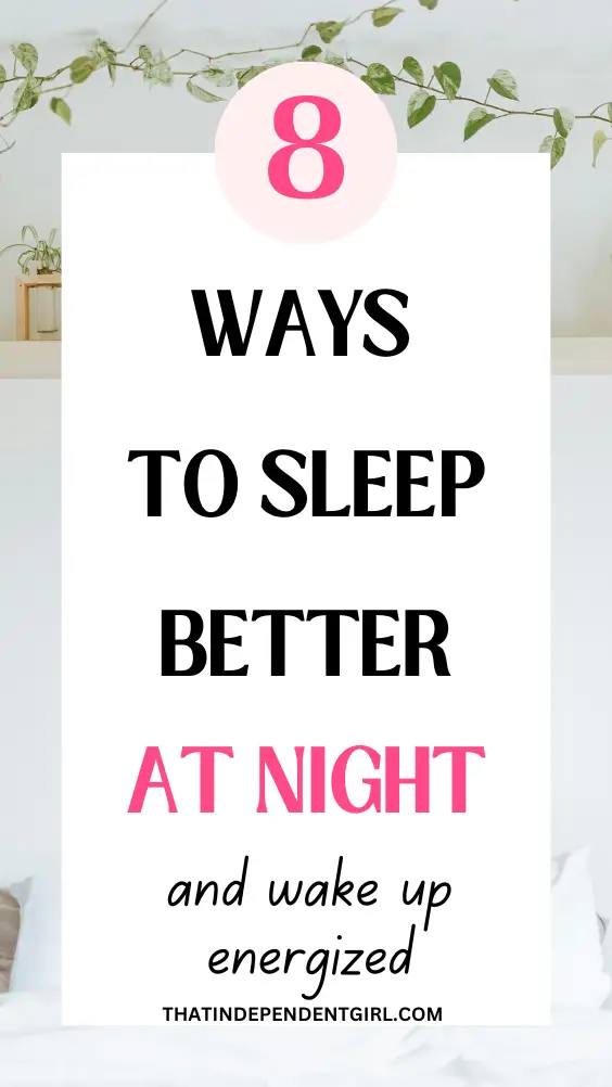 ways to improve your sleeping habits 
